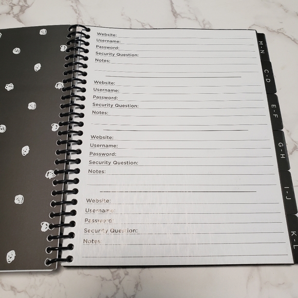 Steel Mill Password Keeper Notebook to save Passwords. - Picture 6 of 12